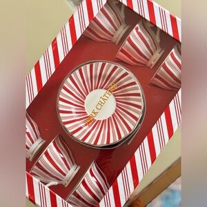 Park Château Peppermint Stripe Tea Cup & Saucer Set – New in Box